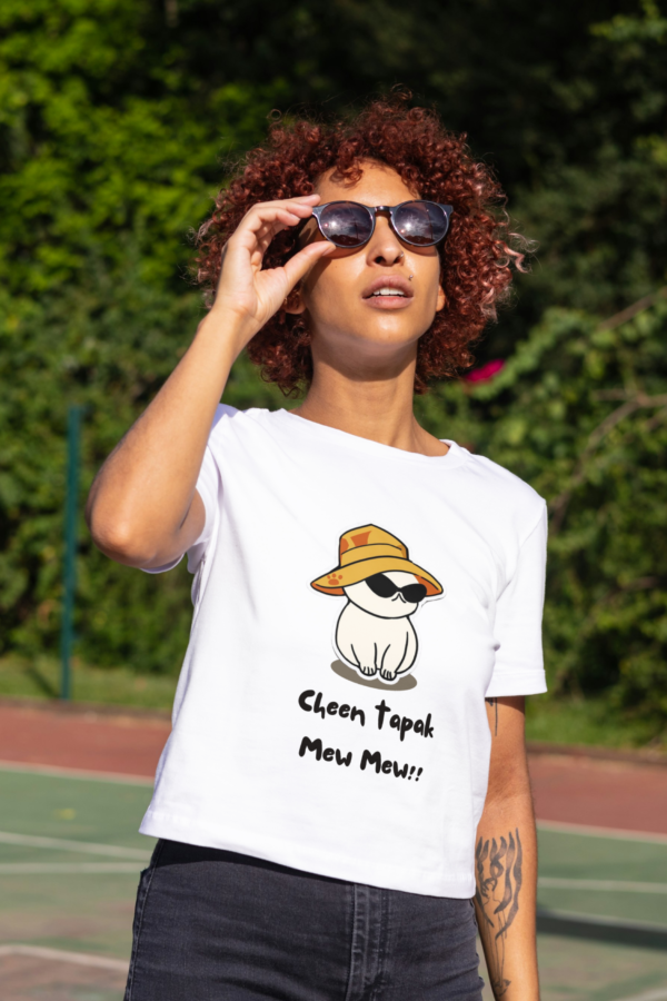 Cool Cat T-shirt for Women Gallery Image