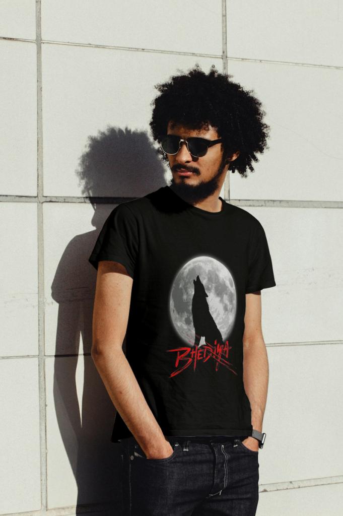 Bhediya T-Shirt – Wolf and Moon Design