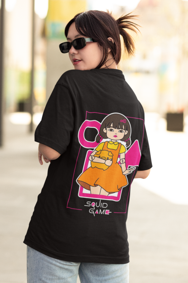 Unisex Oversized Squid Game Doll T-Shirt
