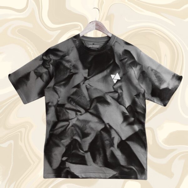 Unisex Spray-Painted Oversized T-shirt
