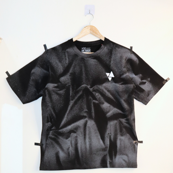 Unisex Spray-Painted Oversized T-shirt - Image 8