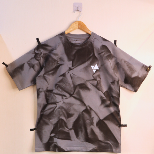 Unisex Spray-Painted Oversized T-shirt - Image 10
