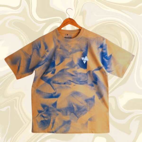 Unisex Spray-Painted Oversized T-shirt