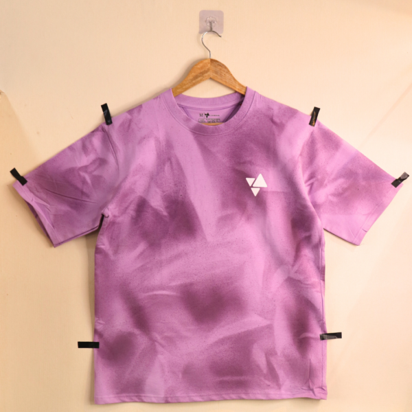 Unisex Spray-Painted Oversized T-shirt - Image 12