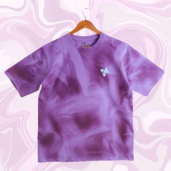 Unisex Spray-Painted Oversized T-shirt