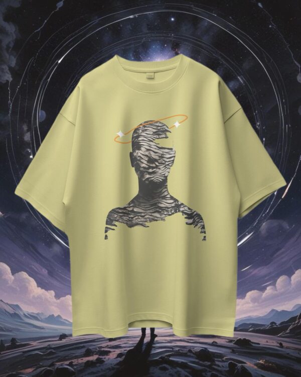 Unisex Cosmic Layers Oversized T-shirt