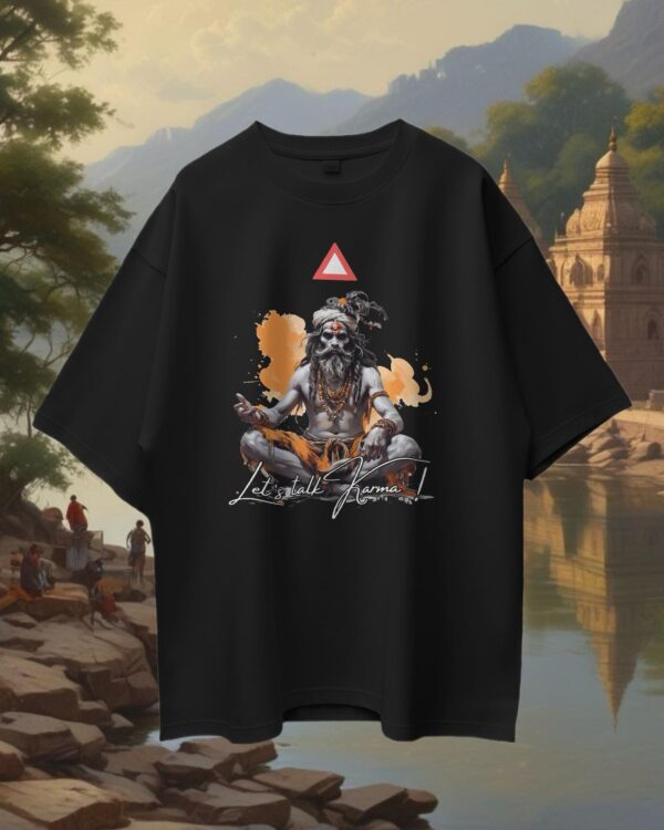 Unisex Lets Talk Karma Oversized T-shirt
