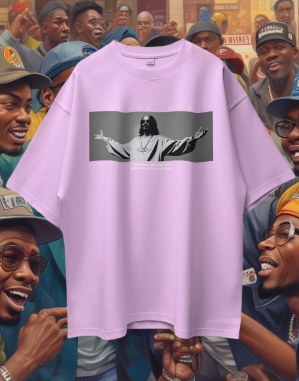 Unisex Snoop God Oversized T-shirt